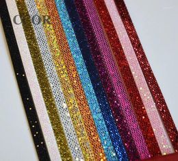 Keychains 50PCS 1m(Length) 8mm(Width) Long Belts Sequins PU Leather Bracelets Fit 8mm Slide Charms Letters DIY Accessories