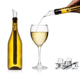 Wine Wand Wine Pourer Aerator Iceless Chiller 3 in 1 Accessory Perfect Gift for Any Wine Lover Stainless Steel stick Rod in retail8059473