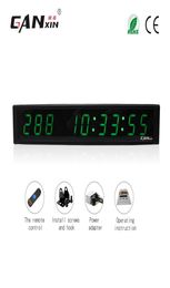 Ganxin1 inch 9 Digits LED Wall Clock Green Color LED Days Hours Minutes and Seconds led Countdown Clock Timer with Remote Contro3502631