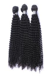 Mongolian Kinky Curly Virgin Hair Weave Bundles Unprocessed Afro Kinky Curly Mongolian Remy Human Hair Extension 3Pcs Lot Natural 1311233