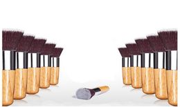 Korea Makeup Flat Foundation Brushes Top Soft Kabuki Brush Multifunction Powder Buffing EDM Foundation Brush M291029065