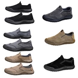 GAI Men's shoes, spring new style, one foot lazy shoes, comfortable and breathable labor protection shoes, men's trend, soft soles, sports and leisure shoes eur size man