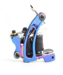 Professional Handmade Tattoo Machine Gun Permanent Makeup 10 Wrap Coils Tattoo Gun For BodyArt1087804