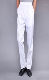 High Quality Chef Pants Mens Fasion Chef Overalls Elastic Suit Pants Kitchen Cooking Coffee Shop13032111