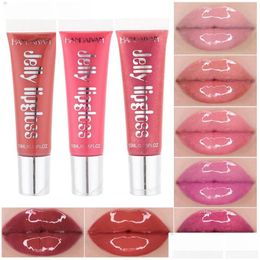 Lip Gloss Moisturize Jelly Lip Gloss Longlasting Glitter Red Nude Lipstick Liquid Waterproof Lipgloss Makeup Drop Delivery Health Beau Dhrwz