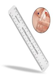 Eyebrow Stencil Ruler Silicone Bendable Ruler Microblading Makeup Accessories Soft Bendable Microblade Eye Brow Tattoo Supply2763330