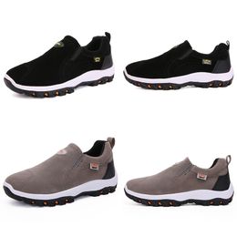 running shoes spring summer red black pink green brown mens low top Beach breathable soft sole shoes flat men blac1 GAI-53