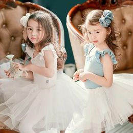 Stage Wear Ballet Dress Kids Leotard Tutu Dance Costumes Girl Gymnastics Dancewear Ballerina Party Princess