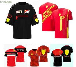H674 Men's Polos F1 Racing Shirts Summer Team Sports Short-sleeved Jerseys of the Same Style Customizable