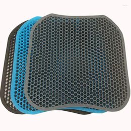 Car Seat Covers Silicone Universal Pad Heat Insulation Breathable All-weather 3D Health Care Massage Accessories