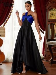 Casual Dresses Yesexy Sleeveless Panel Dress Stretch Floor Length Party Split Ball Gown Black Prom Evening