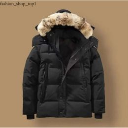 Puffer Jackets Canada Jacket Designer Real Coyote Fur Outdoor Windbreaker Outerwear Hooded Down Jacket Coat Parka Canada 237