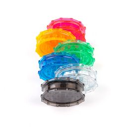 65mm Colorful Plastic Herb Grinder For smoke detectors pipe acrylic grinderes smoking Accessories