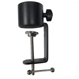 Microphones Metal Bracket Clamp Table Mounting Brackets Base Desktop Clip For Microphone Suspension Boom Scissor Arm Stand Holder