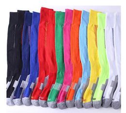 Adult children039s non slip over knee football socks thickened towel bottom long tube socks comfortable wear resistant sports s3677729