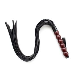 Adult Sex Wholesale Supplies Leather Tassel Sugar-Coated Haws Handle Whip Couple Set-Up.