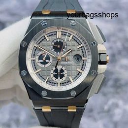 Nice Wristwatch AP Watch German Limited Edition Of 300 Epic Royal Oak Offshore 26415CE Black Ceramic Material Timing Function Automatic Mechanical Mens Watch 44mm