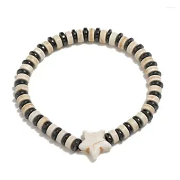 Charm Bracelets Fashion Cute Star Beads Strand Bracelet Vintage Beaded Beach Bangle Ethnic Wristbands Prayer Yoga Girl Women Jewelry Gift