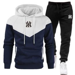 Men's Tracksuits 2024 Autumn winter Hooded Sweatshirt Suit Men Women Streetwear Casual Clothing Print Jogging Hoodies Sweatpants tracksuit designer