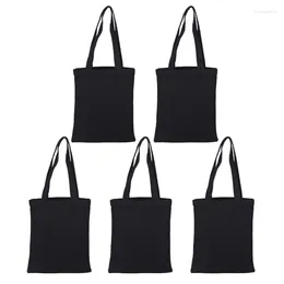 Shopping Bags Cotton Fabric Reusable Cloth Tote For School Grocery Eco-Friendly Bag