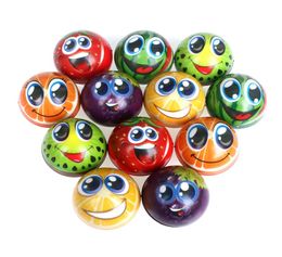 Fruit Face PU Foam Ball Kindergarten Baby Toy Balls Anti Stress Ball Squeeze Toys Stress Relief Toys Anxiety Reliever7278711