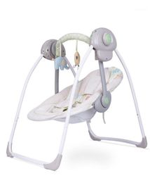 Bassinets Cradles 6 Gear To Soothe The Sleeping Baby Music Rocking Chair Electric Cradle Swing Born Soothing Chair16224853