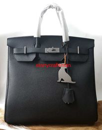Genuine Leather Handmade Handbag Bk40 Custom Bag Full Leather Canvas Mens and Womens Universal Handbag Large Capacity Cowhide Baghave logo HBY1
