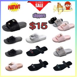 Designer Casual Platform slippers summer sliders men women rainbow sandals pink blue grey memory sandals soft thick cushion cloud indoor GAI