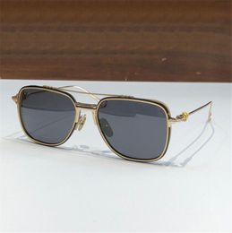 New fashion design square shape pilot sunglasses HUMPSTER metal frame retro generous style high end outdoor UV400 protective eyewear