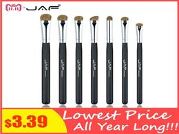 JAF Brand 7pcs Eyeshadow Brushes for Makeup Classic 100 Natural Animal Hair Eye Shadow Blending Make Up Brush Set JE07PY C18112607848404