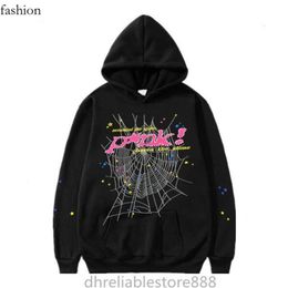 Mens Sp5der Women Thug High Quality Sp5der Hoodie Designers Hoodie Angel Sweatshirts Heavy Fabric Pullover Sp5der Tracksuit 763