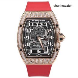 Wristwatch Fancy Watch RM Wrist Watch RM67-01 Thin Rose Gold Original Dial 38.7*47.5mm RM6701