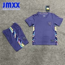 JMXX 24-25 England Child Soccer Jerseys Kit Home Away Kid Uniforms Jersey Football Shirt 2024 2025 Top And Shorts Children Version 6533