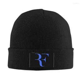 Berets Blue Federer Tennis Stars Skullies Beanies Caps Streetwear Winter Warm Women Men Knitting Hat Unisex Adult Bonnet Hats