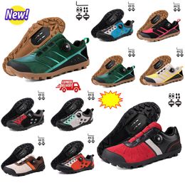 Cykelskor Män Hastigheter Vägcykel Sneakers Platta kolcykelskor Mtb Cleats Kvinnor Mountain Bicycle Shoes SPD PEDALS Racing Cykling Skodon Gai