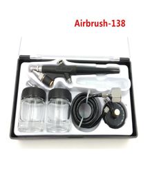 Model 138 Air Brush Spray Gun Painter Single Action Air brush 08mm Nozzle Airbrush For Beginner2111538