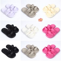 Summer new product slippers designer for women shoes white black pink blue soft comfortable beach slipper sandals fashion-050 womens flat slides GAI outdoor shoes