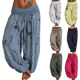 Capris 2021 Casual Men Women pants Thai Trousers Hippy Baggy Boho Loose Aladdin Boho Festival Hippy Smock High Waist Pant