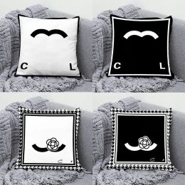 Designer Pillow Luxury Letter Bedding Home Room Decor Pillowcase Couch Chair Black Pillowcases White Cushion Car Multisize Men Women Casual Pillows