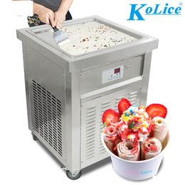 Food Processing Equipment Wholesale To Door Eu Usa Etl Ce Food Processing Equipment Single Square 52X52Cm Pan Fried Ice Cream Hine Fro Dhzll
