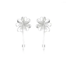 Stud Earrings CKK Lucky Four-Leaf Clovers Earring For Women Sterling Silver 925 Jewelry Pendientes Earings Brincos Aretes