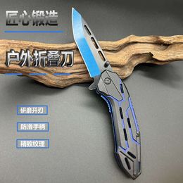 Hot Selling Outdoor Folding Quick Opening Small Camping Self-Defense Survival Knife, High Hardness Stainless Steel Fruit Knife 569227