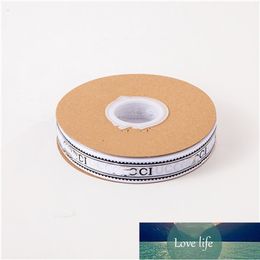 Top Fashion Qiqu Flowers Packing Ribbon New English Thread Belt Bouquet Floral Ribbons Baking Cake Bow Materials