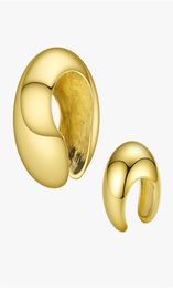 ENFASHION Punk Ball Ear Cuff Clip On Earrings For Women Gold Colour Rock Pea Earings Without Piercing Pendientes Mujer EC191038 2205268586