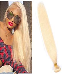 Mongolian Raw Virgin Hair Blonde 613 Human Hair Straight One Bundle Mink Hair Products 1032inch Blonde Color3230407