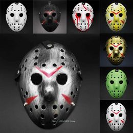 Designer Masks Movie Horror Jason Mask Hockey Cosplay Killer Horror Party Decoration Mask Christmas Scary Masquerade Mask Halloween Party Gift