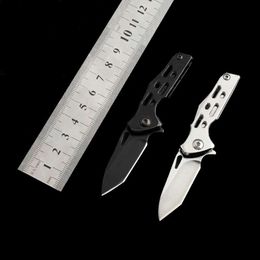 Outdoor Stainless Steel, High Hardness, Self-Defense Folding Camping Survival Portable Knife, Multi-Purpose Knife 558414