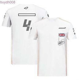 V3c6 Men's Polos F1 Driver T-shirt Mens Team Uniform Short-sleeved Fan Clothing Casual Sports Round Neck Racing Suit Can Be Customizable