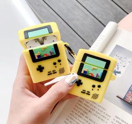 Portable Game Console Retro Designer Yellow Case For AirPods Pro 1 and 2 Wireless Bluetooth Headset Set Shell95978943778320