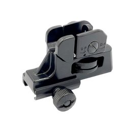 Tactical CQB Rear Sight Hunting Rifle M4 Mechanical Sight Full Metal Fit Picatinny Weaver Rail